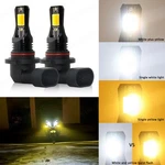 Shenkenuo Switchback 9005 HB3 Led Headlight Bulbs High Beam Dual Color Kit 2PCS. Fixed Price $17.99.