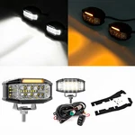 For Dodge Ram 1500 2009-2018 3.5'' White Amber Led Pods Ditch Mount Dt Wire Kit. Fixed Price $99.99.