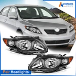 For 2009-2010 Toyota Corolla Base Xle Black Headlight Assy Left & Right. Fixed Price $72.99.