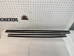 Bmw E60 Black Front Complete Set Door Window Sill Trim Seal 06-10 525I 535I 550I. Fixed Price $100.00.