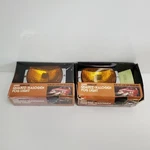 Rare Vintage Ushio Auxiliary Quartz-halogen Fog Lights UO21A Amber Chrome Japan. Fixed Price $199.99.