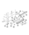 Genuine Mopar Fascia Cover Left 5104509AA. Fixed Price $70.55.