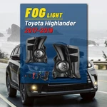 Fog Lights For 17-19 Toyota Highlander Clear Glass Lens Switch Wiring Kit Pair. Fixed Price $54.99.
