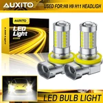 Auxito H11 H8 H9 Led Headlight Kit High Low Bulb Super Bright 6500K White 6G27. Fixed Price $17.09.