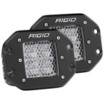 Rigid 212513 D-series Pro Flood Diffused White Square Led Lights Pair Kit Black. Fixed Price $299.99.