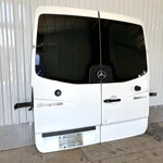 10-18 Mercedes W906 Sprinter 2500 3500 Complete White Rear Back Door Low Roof. Fixed Price $1699.94.