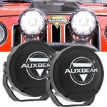 Auxbeam 7"INCH Round Spot Offroad Led Driving Work Lights + Cover Shield. Fixed Price $129.99.