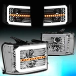 For 2007-2014 Sierra GMT900 Led Drl+sequential Turn Signal Projector Headlight. Fixed Price $189.99.