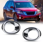 For 2013-2016 Nissan Pathfinder Fog Light Bezels Chrome Covers Direct Fit. Fixed Price $24.99.