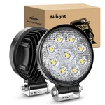 Nilight NI16E-27W Led Bar 2PCS 4.5 3000LM Round Spot Pod O.... Fixed Price $27.89.