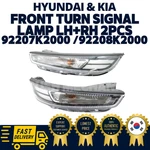 Genuine Oem Hyundai Kia Front Turn Signal Lamp Lh+rh 2PCS 92207K2000/92208K2000. Fixed Price $198.00.