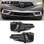 Hecasa Led Clear Fog Lights Lamps Kit Lh & Rh For 2017-2020 Acura Mdx. Fixed Price $291.37.