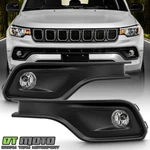 For 2022-2025 Jeep Compass Halogen Bumper Fog Lights Driving Lamps W/ Switch Set. Fixed Price $67.99.