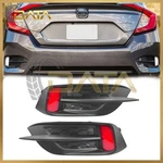 Lh Rh Rear Bumper Reflector Cover W/molding Trim Fit Honda Civic Sedan 2016-2021. Fixed Price $31.55.
