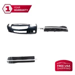 Bumper Front + Fog Light Covers Kit For 2008-2012 Chevrolet Malibu. Fixed Price $521.89.