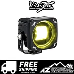 Vision X 3 Square CG2 Sae Led Light Cannon Yellow 2160 Lumens 20W 1.67A. Fixed Price $280.00.