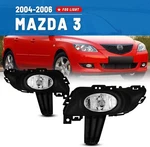 Pair Fog Lights For 2004 2005 2006 Mazda 3 Sedan Driving Bumper Lamps W/wiring. Fixed Price $48.99.