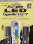 Led Multicolor Expansion Lights-lot Of 6 Packages= 12 Strip 24" Long Ea.. Fixed Price $120.00.