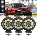 7 Inch Round Led Work Light Side Shooter Pods Offroad Driving White Drl Fog Lamp. Fixed Price $169.99.