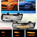 2018-2022 Ford Mustang Led Fog Lights Drl Sequential Turn Signal Lh+rh Pair. Fixed Price $199.99.