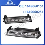 Pair Daytime Running Light Lamp Drl For 2010-2012 Mercedes Benz Ml Glk. Fixed Price $39.05.