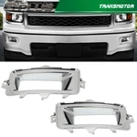 Fit 2014 2015 Chevrolet Silverado Fog Lamp Bezel W/hole Chrome Right & Left. Fixed Price $39.40.