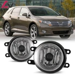 Pair Bumper Fog Lights For Toyota Venza 2009-2015 Clear Replacement Lamps Lh+rh. Fixed Price $33.99.