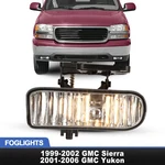 Left Fog Light Driver Side Fits For 2000-2006 Gmc Yukon 1999-02 Sierra 1500 2500. Fixed Price $17.99.