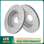 2PCS Front Drilled Disc Brake Rotors For 2004 2011 Honda Civic Cr-z Acura Rsx. Fixed Price $52.05.