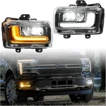 Pair Full Led Fog Light Bumper Amber Turn Signal Drl Ford F150 2024 2025. Fixed Price $259.99.