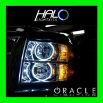 2007-2013 Oracle Chevy Silverado White Plasma Headlight Round V1 Halo Ring Kit. Fixed Price $236.69.