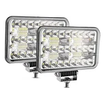 2X7 Inch Heavy Equipment Led Bar Work Light, 144W 48000LM Five-rows Spot. Fixed Price $44.22.