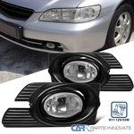 Fits 01-02 Honda Accord 4DR Clear Fog Lights Front Bumper LAMPS+SWITCH+H11 Bulbs. Fixed Price $48.95.