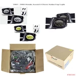 03-05 Honda Accord 4 Dr Sedan Smoke Clear Yellow Fog Light Wiring Kit Bulb. Fixed Price $24.79.