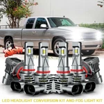 Led Headlights+fog Bulbs For Chevy Silverado 1500 2500 Hd 2003-2005 2006. Fixed Price $52.99.