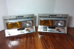 2 Pair Rally Vintage Chrome Twin Fog Driving Quartz Halogen Lights No. 3100. Fixed Price $125.00.