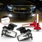 For Chevy Silverado Suburban Tahoe Clear Lens Led Bright Fog Light W/bracket Kit. Fixed Price $46.95.