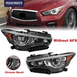 For 2014-2022 Infiniti Q50 W/o Afs Led Drl Projector Chrome Headlight Left Right. Fixed Price $196.88.