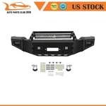 Black Steel Front Bumper Guard Led Light + Winch Plate 2018-2020 Ford 150. Fixed Price $549.42.