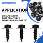 Car Body Retainer Clips Auto Fasteners Push Trim Pin Rivet Bumper KITS-100PCS. Fixed Price $26.99.