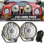 Auxbeam Pair 9" 360-PRO Led Work Lights Pods For Toyota Offroad Pickup Truck Suv. Fixed Price $229.49.