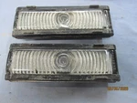 Nos 1947 1948 Pontiac Parking Light Pair Lens# 5937577. Fixed Price $85.00.
