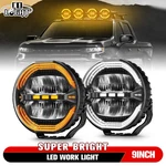 Auxbeam Pair 9" Inch Led Work Lights Dual Drl Spot Offroad Driving Fog Lamp. Fixed Price $239.24.