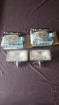 Vtg Pair New Old Stock Auteroche Fog Lights 6X3 Rat Rod Rally Custom Nos 478 Whs. Fixed Price $95.00.