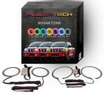 Rgb Multi Color Changing Led Halo Ring Kit For 2004-2014 Nissan Titan Headlights. Fixed Price $139.30.