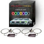 Rgb Multi Color Changing Led Halo Ring Kit For 2005-2010 Chrysler 300 Headlights. Fixed Price $139.30.