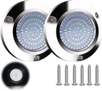 2PCS White Led Boat Lights, 90 45W Ultra Bright 316 Stainless Steel IP68 Wat. Fixed Price $65.99.