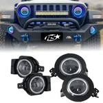 Race Sport RS9JL4-C In. Headlight & Fog Combo Complete Rgb Kit. Fixed Price $619.00.