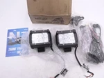 Nilight Pair Of 4.8" 18W Flush Mount Flood Led Work Lights 12V 5PIN. Fixed Price $27.99.