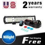 Nilight 15INCH 72W Flood Spot 1PC 5PIN Rocker Switch Wiring Harness- 2LEAD. Fixed Price $53.99.